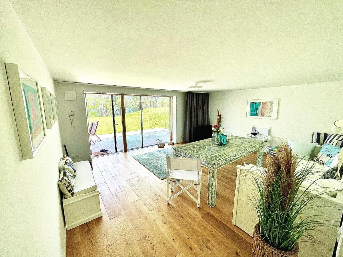 100M2 Fewo Im Haus Am See Mit Garten Bei Potsdam Schwielowsee Exterior foto
